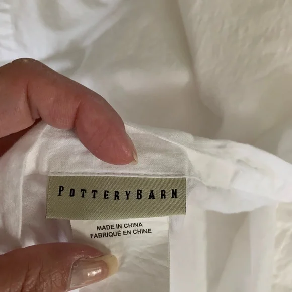 Pottery Barn Twin bed skirt